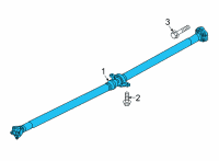 OEM 2021 Kia Sorento Shaft Assembly-PROPELLER Diagram - 49300P2000