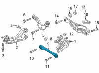 OEM Honda Arm A, RR. (Lower) Diagram - 52370-TLA-A01