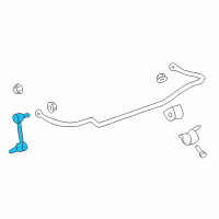 OEM 2008 Pontiac G8 Stabilizer Link Diagram - 92195849