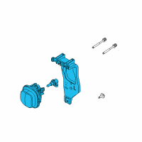 OEM Ford Fog Lamp Diagram - 6C3Z-15201-A