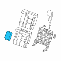 OEM 2021 Chevrolet Blazer Armrest Assembly Diagram - 84624651