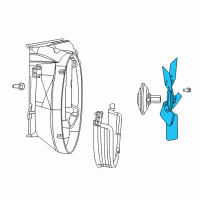 OEM 2021 Ram 2500 Fan-Cooling Diagram - 55056947AA