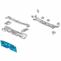 OEM 2000 Honda Accord Dashboard (Lower) Diagram - 61500-S87-A00ZZ