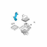 OEM Ford Air Tube Diagram - 7C3Z-9B659-B