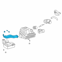 OEM 2001 Hyundai XG300 Duct Assembly-Air Diagram - 28210-37510