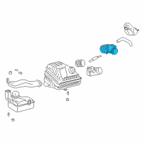 OEM 2001 Kia Optima Hose-Air Intake (A) Diagram - 2813938202