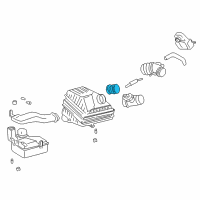 OEM 2002 Kia Optima Hose-Air Intake (A) Diagram - 2813838200