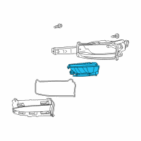 OEM 2017 Lexus NX200t Lamp Unit, Fog Lamp Diagram - 81211-78010