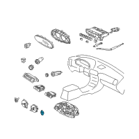OEM Acura Integra Meter Assembly, Fuel Diagram - 78130-ST7-Z01
