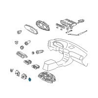 OEM 1995 Acura Integra Meter Assembly, Fuel Diagram - 78130-ST7-701