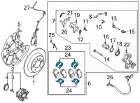 OEM 2022 Kia Seltos Spring-Pad Diagram - 58244Q5300