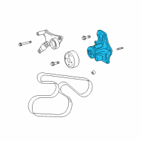 OEM Scion Water Pump Diagram - 16100-0H050