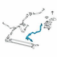 OEM 2019 Ram 1500 Hose-COOLANT Bottle Supply Diagram - 68335574AC