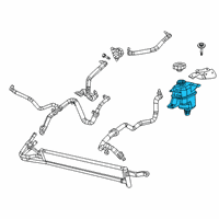 OEM 2019 Ram 1500 Bottle-COOLANT Recovery Diagram - 68309850AB