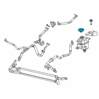 OEM Ram COOLANT RECOVERY BOTTLE Diagram - 68490271AA