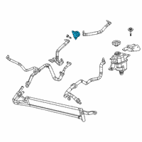 OEM Ram 1500 Auxiliary Coolant Pump Diagram - 68332879AB