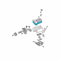 OEM Cadillac STS Valve Cover Gasket Diagram - 12595106