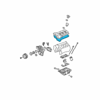 OEM Pontiac G6 Valve Cover Gasket Diagram - 12595106