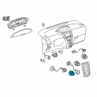 OEM 2007 Toyota Yaris Temperature Switch Diagram - 55903-52050