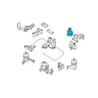 OEM Toyota Sienna Rear Insulator Diagram - 12371-28010