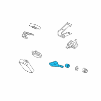 OEM Acura TSX Tire Pressure Monitoring System TPMS Sensor Diagram - 42753-TL2-A52