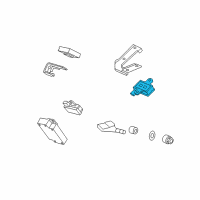 OEM 2010 Acura TSX Sensor Assembly, Initiator Diagram - 39360-TL2-A01