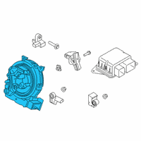 OEM 2019 Ford Ranger Clock Spring Diagram - JX7Z-14A664-A