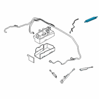 OEM 2019 BMW M850i xDrive HYDRAULIC CYLINDER, TAILGATE Diagram - 51-24-7-492-521