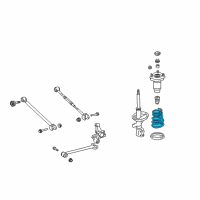 OEM 2005 Toyota Solara Coil Spring Diagram - 48231-AA191