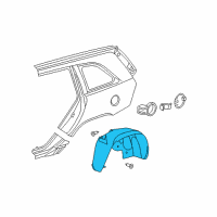 OEM Chrysler Pacifica Shield-WHEELHOUSE Diagram - 4857648AD