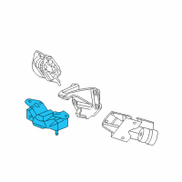 OEM Dodge Transmission Support Diagram - 52121774AF