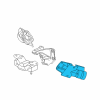 OEM Dodge Transmission Support Diagram - 52121486AE