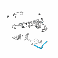 OEM 2009 Lexus GS450h Hose, Water Diagram - 87245-30B70