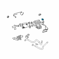 OEM 2011 Lexus IS F Damp Servo Sub-Assembly Diagram - 87106-30440