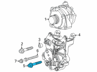 OEM Buick Mount Bracket Bolt Diagram - 11546410