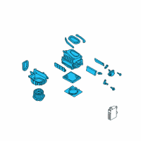 OEM Infiniti M45 Blower Assy-Front Diagram - 27200-AR210
