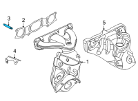 OEM 2018 Nissan Rogue Stud Exhaust Diagram - 14064-JD00B