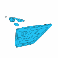 OEM 2019 Chevrolet Traverse Back Up Lamp Diagram - 84416256