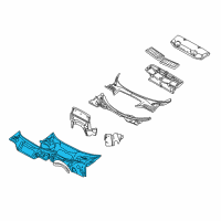 OEM 2002 BMW Z8 Dash Panels Diagram - 41137006209