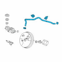 OEM 2014 Honda CR-V Tube Assy, Master Diagram - 46402-T0G-A01