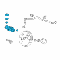 OEM 2015 Honda CR-V Master Cylinder A Diagram - 46100-T0A-A02