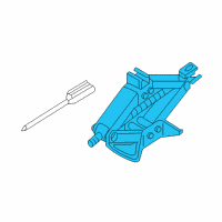 OEM 2010 Nissan Altima Jack Complete Diagram - 99550-JA00A