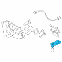 OEM 2007 Pontiac Solstice Sensor Asm-Map Diagram - 12592016