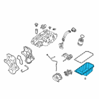OEM 2005 Jeep Liberty Pan-Engine Oil Diagram - 5142548AC