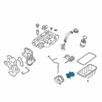 OEM 2005 Jeep Liberty Pump-Engine Oil Diagram - 5093890AA