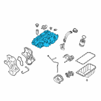 OEM 2005 Jeep Liberty Cover-Cylinder Head Diagram - 5093897AC