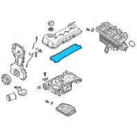 OEM Nissan Altima Rocker Cover Gasket Diagram - 13270-3TS0A