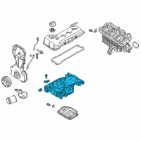 OEM 2017 Nissan Altima Pan Assy-Oil Diagram - 11110-9HS0A