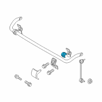 OEM 2014 Dodge Charger Cushion-STABILIZER Bar Diagram - 68219851AA