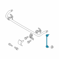 OEM Dodge Challenger Link-STABILIZER Bar Diagram - 4895483AC